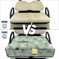 thumbnail image 6 of Yuyamidu Funny Dinosaur Golf Cart Seat Covers Golf Ball Golf Cart Seat Towel Blanket Fits in Club Car Other 2-Seat Golf Carts Decoration, Green, 6 of 8