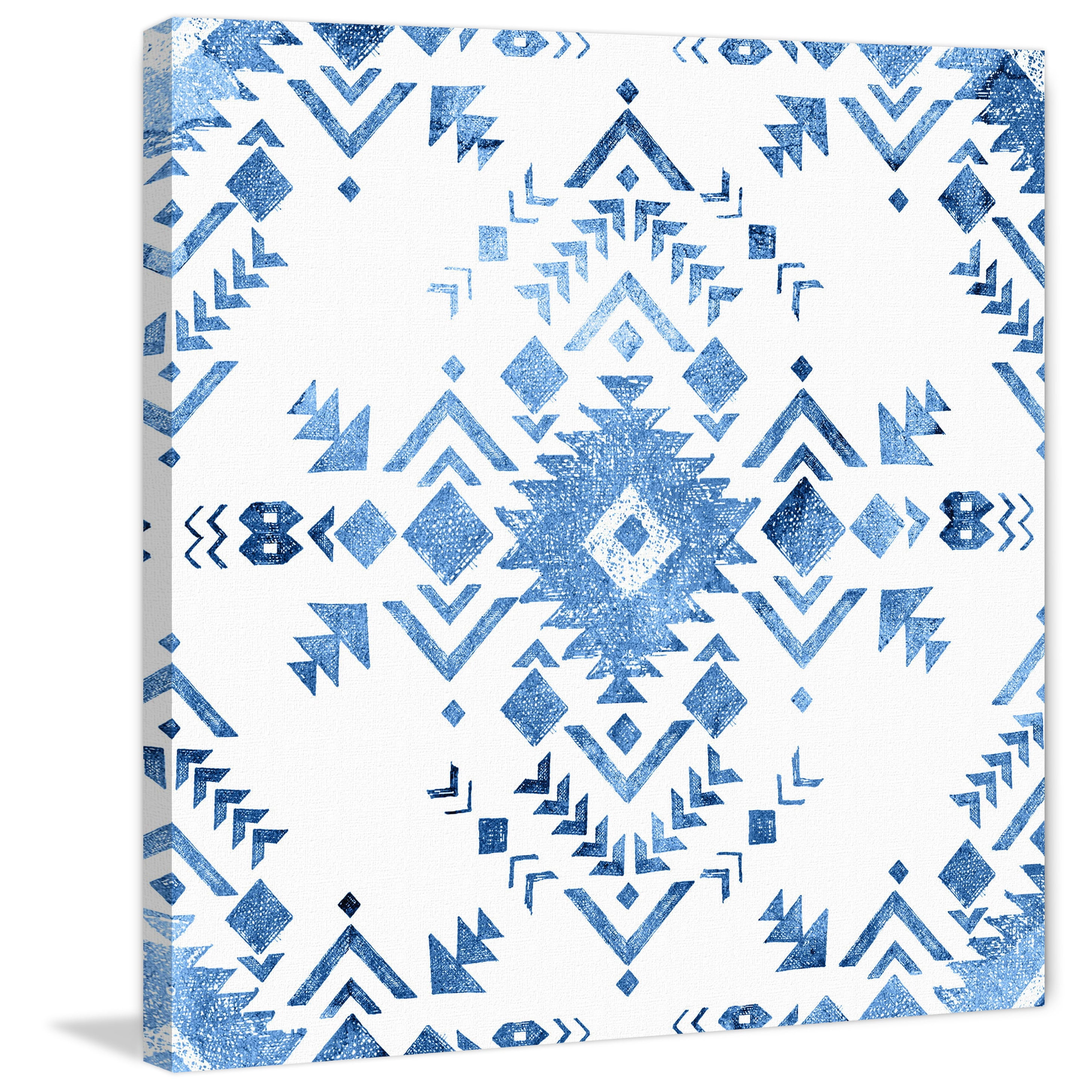 "Intuitive Brushtrokes" Painting Print on Wrapped Canvas