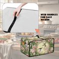 thumbnail image 5 of Renewold Toaster Oven Dust Cover with Storage Pockets Stain-Resistant Dust Protection Rectangular Microwave Oven Small Appliance Cover Case, 18.5 x 14.5 x 9 Inches, Hummingbird Flower Green, 5 of 7