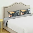 thumbnail image 3 of Yayeee Pillowcase Standard Size Set of 2 Satin Wrinkle Resistant Pillow Case, Orange Dinosaur, 3 of 7