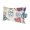 Multicolor, Navy, Brick Red, Ivory, variant on Ceramic Mugs Outdoor Pillows for Chaise Lounge Chair Waterproof Lumbar Pillows with Insert&Adjustable Elastic Strap Beach Headrest Pillow Abstract Colorful Coffee Tea Cups Neck Pool Pillow 11"x16"
