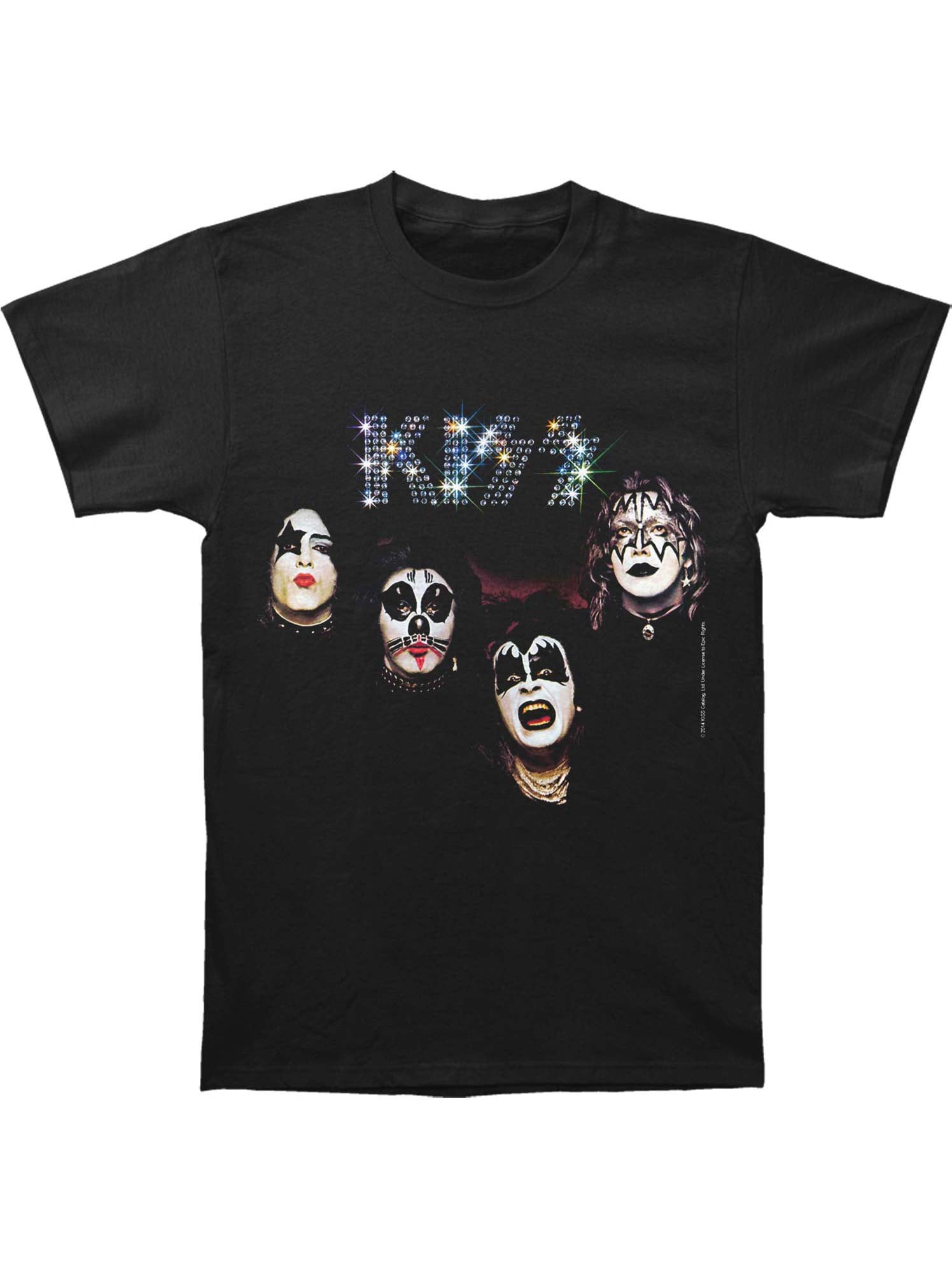 Kiss KISS Men's SelfTitled Album Tshirt Black