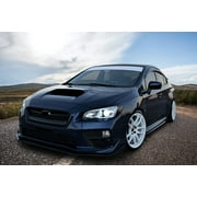 Ikon Motorsports Compatible with 15-17 Subaru WRX STI OE Style Front Bumper Lip Spoiler V-Limited JDM PP