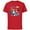Red, variant on Disney Alice in Wonderland Oh My Tea Time - Short Sleeve Cotton T-Shirt for Adults - Customized-Black