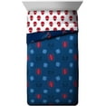 Marvel Spiderman Spidey Daze Blue 4 Piece Twin Bed Set