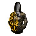 thumbnail image 3 of Novedades en sudaderas y sudaderas Sudadera con capucha con estampado de águila elegante y versátil para hombre Sudadera con capucha cómoda para hombre con cremallera, 3 of 5