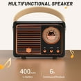 thumbnail image 3 of Small  Speaker, 10m Connection Portable BT Speaker Compact Design  for Home Gathering Party White,Light Red,Blue,Black,Green, 3 of 7