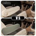 thumbnail image 3 of Car Center Console Seat Armrest Cover Driver Side for Toyota Sequoia 2001-2007 Faux Leather Beige, 3 of 7