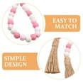 thumbnail image 6 of LABELEPH 1Set Pink Wood Beads Garland For Valentines Day And Birthday Celebrations, 6 of 8