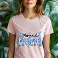 thumbnail image 5 of Mermaid Mama T-Shirt, Cute Ocean-Themed Shirt for Moms, Graphite Heather, Size 2XL, 5 of 6