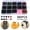 Black, variant on 24 Mini Tic Tac Toe Games - Party Favors for Kids 8 to 12 and Up - 2-Inch Travel Size Tic-Tac-Toe Keychain Game for Boys & Girls - Goody Bag Stuffers Classroom Prizes Birthday Gifts