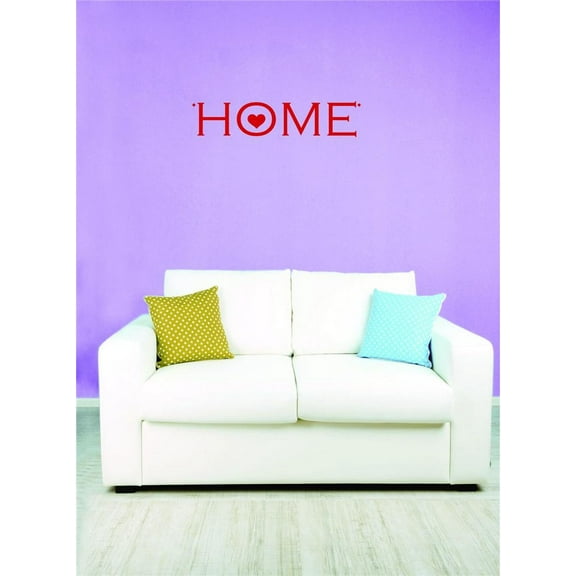 Wall Design Pieces Home Text Lettering Sign Quote12x36"