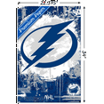 thumbnail image 3 of NHL Tampa Bay Lightning - Maximalist Logo 23 Wall Poster, 22.375" x 34", 3 of 5