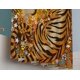 thumbnail image 2 of Cortina de Ducha de 180 x 200 cm con 12 Ganchos de Secado rápido (Tigre), Tela de poliéster Impermeable Lavable a máquina, Cortinas de baño JM, 2 of 4