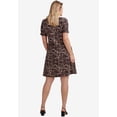 thumbnail image 2 of ellos Women's Plus Size Short Sleeve A-Line Knit Dress, 2 of 5