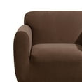 thumbnail image 2 of SureFit Stretch Morgan 1 Piece Chair Slipcover in Chocolate, 2 of 2