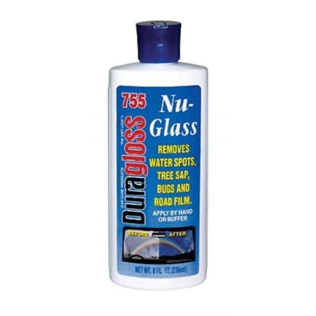 duragloss 755 automotive glass water spot remover - 8 oz