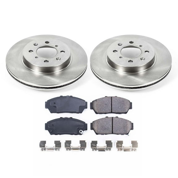 Ultimate Brakes Front Ceramic Brake Pad and Rotor Kit with Hardware WM80516