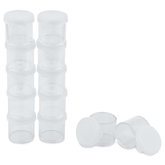 Blick Plastic Storage Cups - 0.4 oz, Pkg of 12