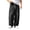 Gray, variant on Mens Drawstring Waist Pants ,Casual Pants With Three Patch Pockets Denim Style Relaxed Fit Straight Leg Trousers Everyday Wear (Gray ,Small)