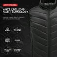 thumbnail image 5 of Lolmot Men Women Heated Vest Feather Print Jacket USB Electric Heated Body Warm Coats Rechargeable Heating Waistcoat Gilet Winter Sleeveless Stand Collar Vest Coat, 5 of 5
