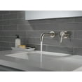 thumbnail image 3 of Delta Trinsic Single Handle Wall-Mount Bathroom Faucet Trim in Stainless (Valve Not Included) T3559LF-SSWL, 3 of 3