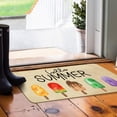 thumbnail image 2 of Summer Door Mat,Colorful Watermelon Ice Cream Indoor Outdoor Non-Slip Hello Summer Doormat,Entryway Front Porch Summer Welcome Door Mats for Entrance Decor 30" x 17", 2 of 6
