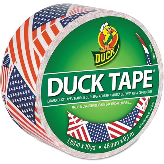 US Flag Duck Brand Duct Tape: 1.88in x 10yd