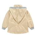thumbnail image 4 of Vedolay Baby Girls Coat Windbreakers Jackets Lightweight Windproof Coat Beige,100, 4 of 4