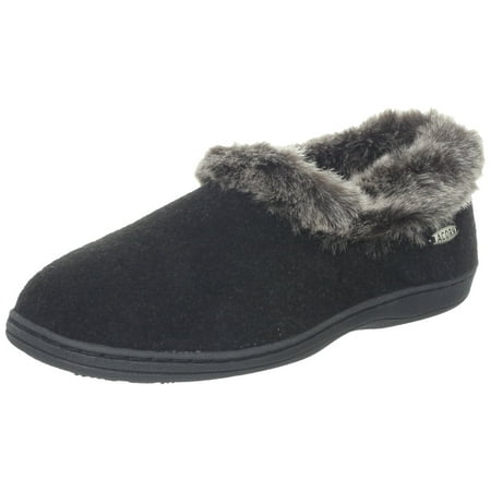 Acorn Chinchilla Collar Slipper - Women's