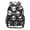 Panda Pattern, variant on Large Clear PVC Backpack Heavy Duty See Through Backpack for Adults Work Travel, Neon Rainbow Roses Printed 12L