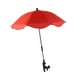 thumbnail image 5 of Sombrilla para silla de playa, cochecito, sombrilla con abrazadera, ajustable 360 degree, impermeable para Rojo, 5 of 9