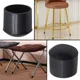 thumbnail image 4 of 4/24 piezas de tapas redondas para patas de silla, cubiertas antideslizantes de PVC para patas de muebles, protectores de piso negros, puntas de mesa de goma antiarañazos, 4 of 5