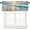 Beach29eil0373, variant on Beach Curtains Valances for Windows Rod Pocket Drape Valence Ocean Theme Sand Wave Sea Water Beach Decor for Bedroom Kitchen Living Room 1 Panel, 54 x 18 Inch
