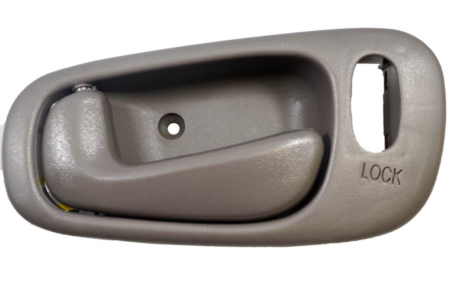 Gray Driver Side with Power Lock Hole PT Auto Warehouse TO-2542G-LH Inside Interior Inner Door Handle 