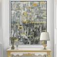 thumbnail image 2 of Designart ' Glam Gold Reflection ' Modern & Transitional Framed Canvas, 2 of 3
