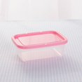 thumbnail image 2 of CNKOO Plastic Food Storage Container Leak Proof Food Storage Container for Kitchen Freezer Travel - Pink, 2 of 6