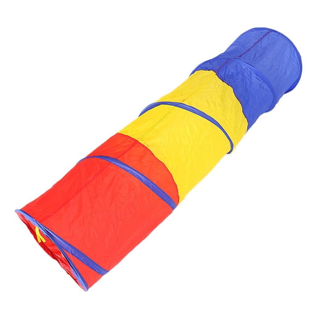 Niños -up Tunnel Tent Playhouse Toy, Niños Play Crawl Tunnel Toy Tube Para La Diversión Del Gimnasio Interior Y Exterior 180x46cm Tricolor