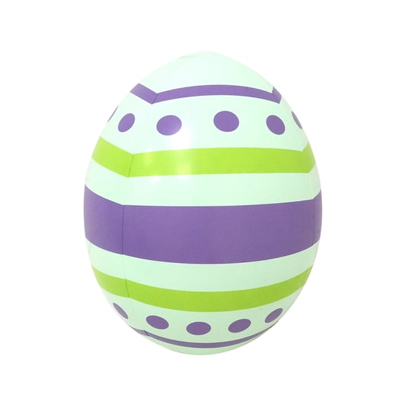 Inflatable Easter Decor Set of 2 Bunny and Egg Air Blow Ups for Yard and Garden, Outdoor Holiday Inflatable Decoration for Patio Lawn and Party, Festive Spring Inflatable for Home and Celebration