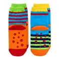 thumbnail image 3 of Jefferies Socks Boy's Monster Fuzzy Non-Skid Slipper Socks 2 Pair Pack, 3 of 5