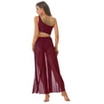 thumbnail image 2 of YEAHDOR Womens Single Strap Leotard Dance Costume Lyrical Contemporary Dance Dress, 2 of 6