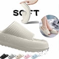 thumbnail image 2 of Zapatillas de baño antideslizantes para hombres y mujeres, chanclas suaves de verano, deslizadores de almohada, plataforma de piscina, zapatos de ducha para I, 2 of 7