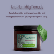 Just Nutritive Anti-Frizz Creamy Pomade, Tame Frizz with Shea & Mango Butter, All Hair Types, 16oz