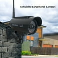 thumbnail image 2 of Dpityserensio Solar Dummy Fake Camera Security Outdoor,Solar Powered Simulated Surveillance Cameras with 1 Flashing Red LED Light,Fake Dome Camera for Home/Businesses Garden Supplies, 2 of 7
