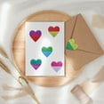 thumbnail image 4 of Uxcell 500Pcs Heart Stickers Self-Adhesive Sparkly Stickers Glitter Foil Incentive Stickers for Reward Classroom Teacher Supply Birthday Package Decoration,Multi Color Stitching,1 Inch, 4 of 6