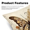 thumbnail image 2 of Butterfly Bed Pillow Covers Set - 2 Decorative Throw Pillow Patterns - Available in 16x16, 18x18, and 20x20 Inches for Any Occasion - Decorative Pillows, Bed Pillow, 2 of 6