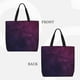 thumbnail image 2 of Fotbe Black Dark Blue Purple Bolsa Tote con Estampado para Mujer, Bolsos con Cremallera, Bolsa de Hombro Casual de Gran Capacidad con Bolsillos Internos, 2 of 7