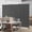 3-Panel, variant on 1-Panel 6 ft Tall Indoor Folding Room Divider, Portable Privacy Screen, Freestanding Partition Separator, Temporary Wall Separation for Bedroom, Office, 71" W X 71" H, Dark Grey