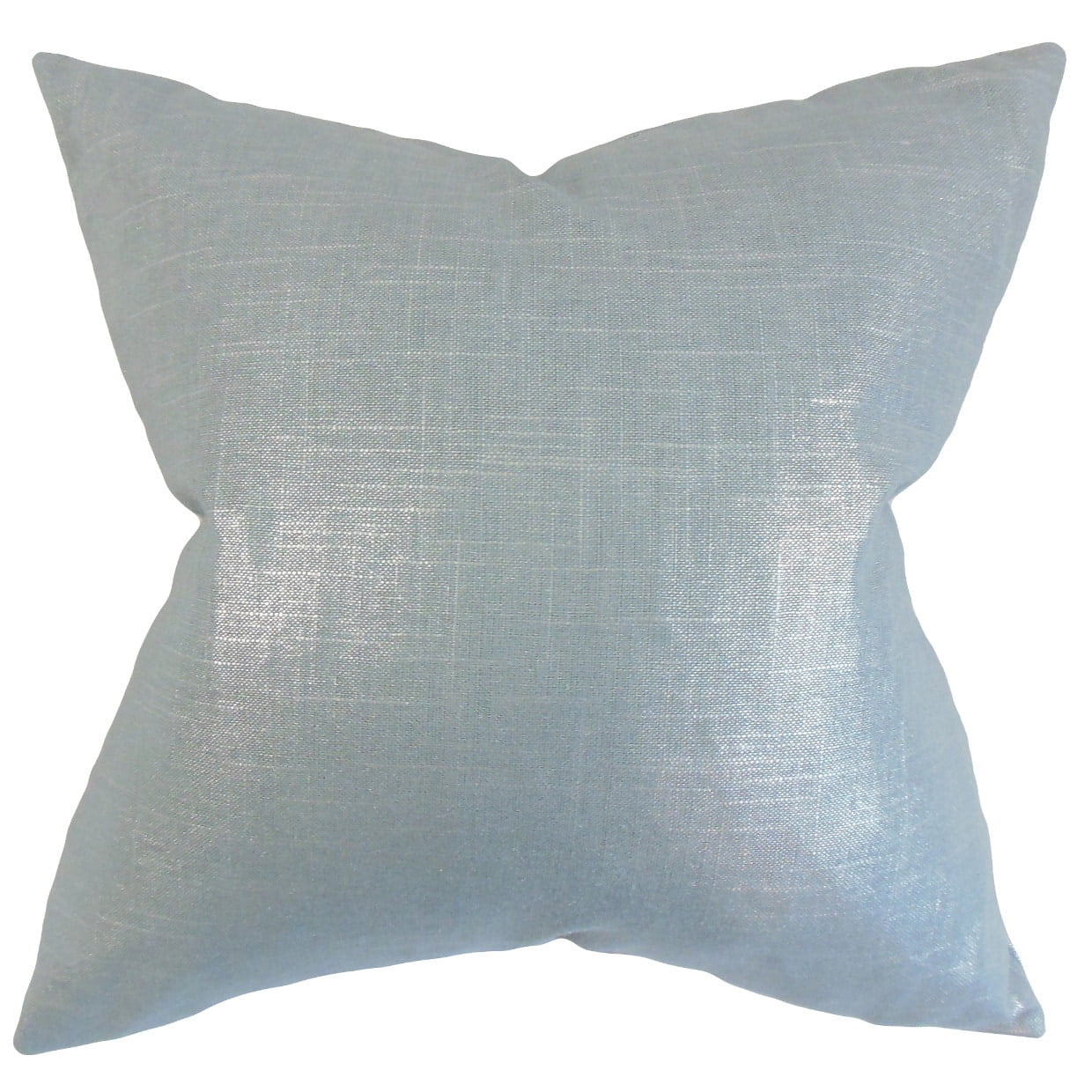 The Pillow Collection Florin Solid Euro Sham Light Blue