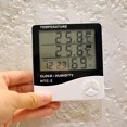 thumbnail image 3 of Amdohai Thermometer Hygrometer with Clock Digital Humidity Temperature Gauge Temp. Monitor, 3 of 9